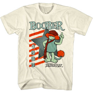 布偶奇遇记  Fraggle-Rock1983Mens--Shirt经典复古动画片纯棉T恤