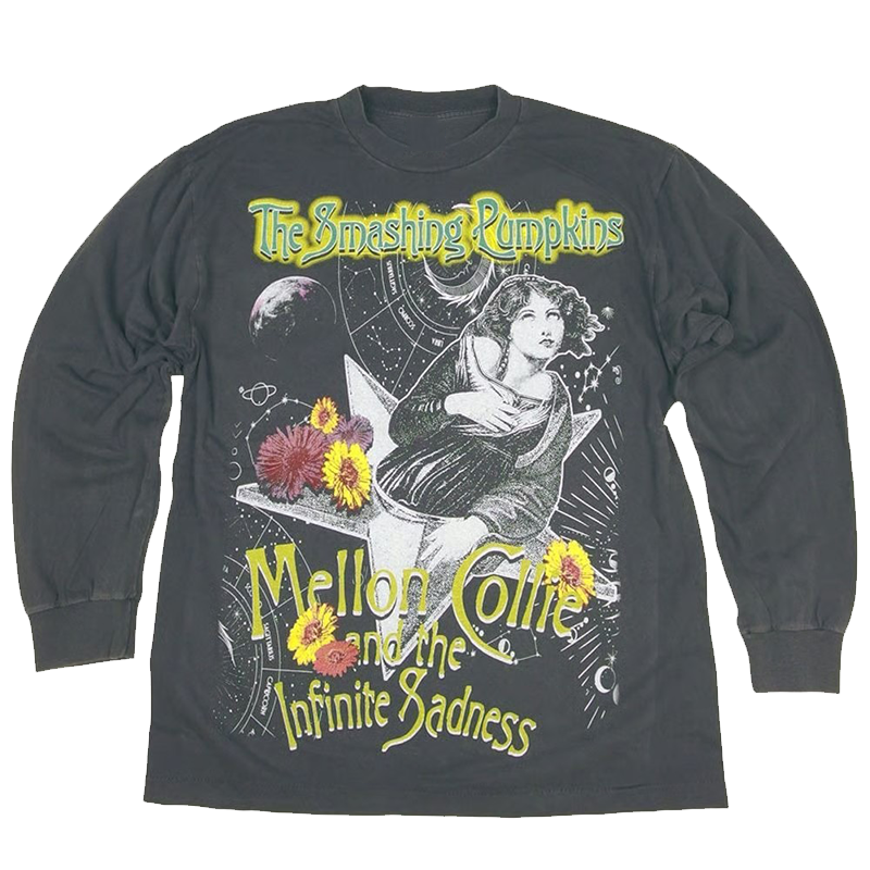SmashingPumpkins纯棉长袖T恤男