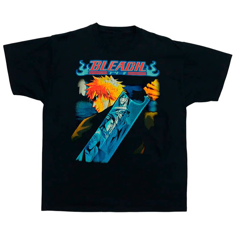 境&middot;界Bleach死神动漫日本卡通动画周边二次元cos短袖纯棉宽松T恤