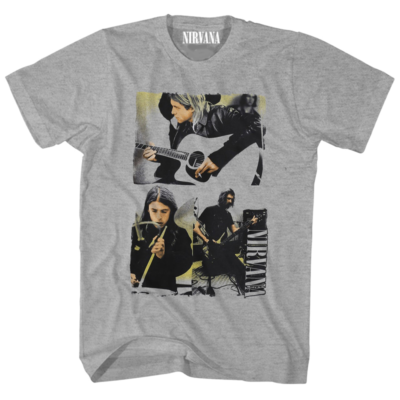 涅槃乐队科特柯本男士欧美宽松T