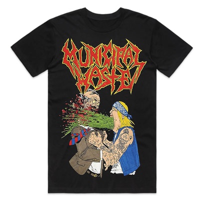 MUNICIPALWASTE摇滚美式短袖T恤