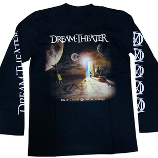 Dream Theater梦剧院乐队暗黑金属摇滚美式宽松直喷男秋冬长袖T恤