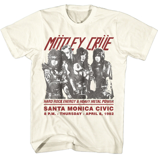 老牌重金属加州洛杉矶乐队Motley Crue Smokin in The Boy摇滚T恤