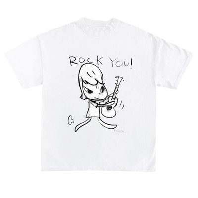 奈良美智ROCKYOU小清新短袖T恤