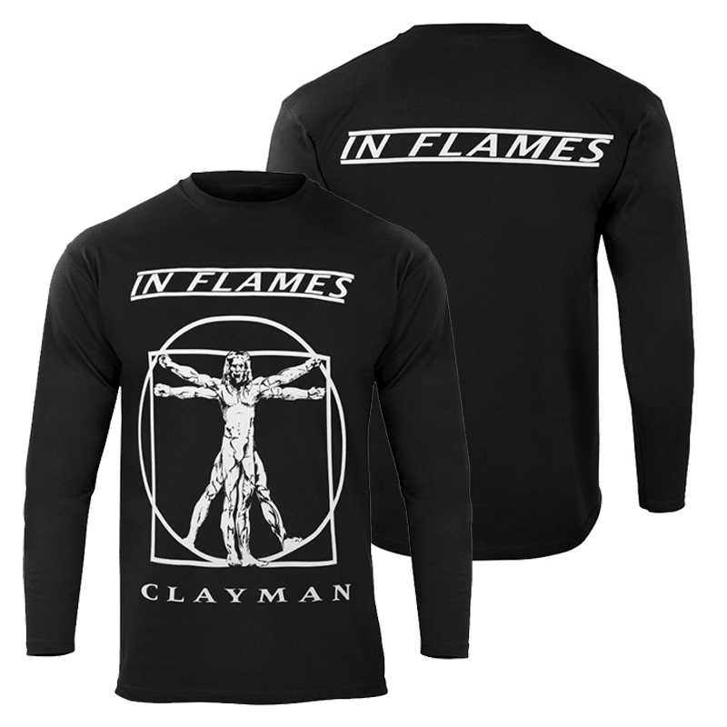 InFlames烈焰乐队休闲长袖T恤男