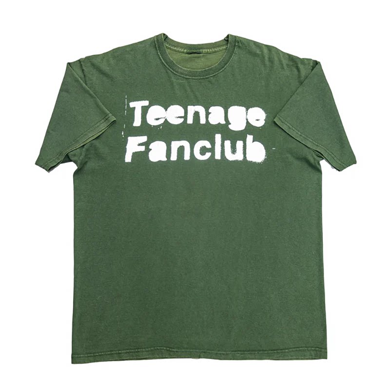 Teenage Fanclub青少年粉丝俱乐部另类摇滚乐队美式高街短袖男T恤 - 实物图