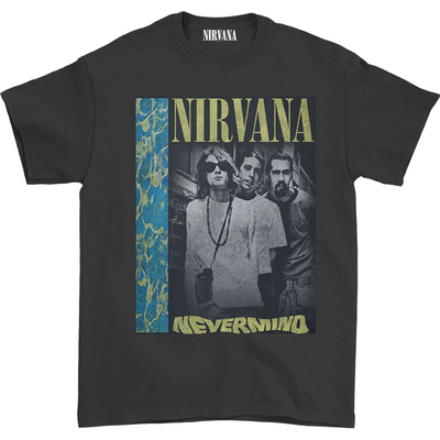 Nirvana乐队短袖朋克男士美式T恤