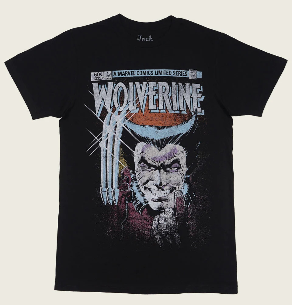 WOLVERINE短袖男士美式复古T恤