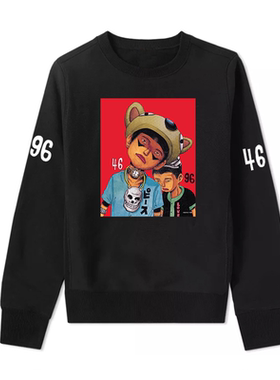 冬季恶童当街 Tekkon kinkreet经典动漫画 日系周边长袖圆领卫衣