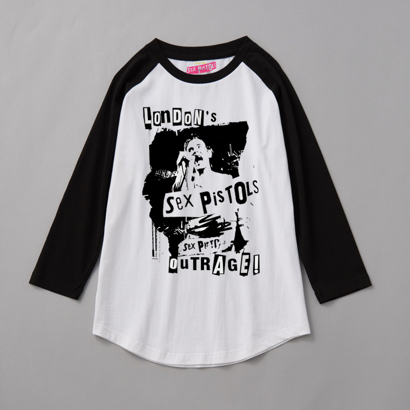 性手枪长袖朋克男士T恤