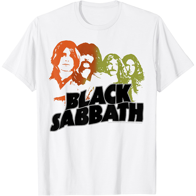 BlackSabbath乐队重金属摇滚T恤