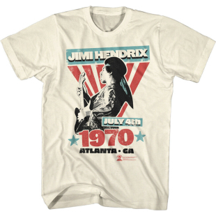 Jimi Hendrix 吉米·亨德里克斯摇滚乐手电吉他手男士宽松复古T恤