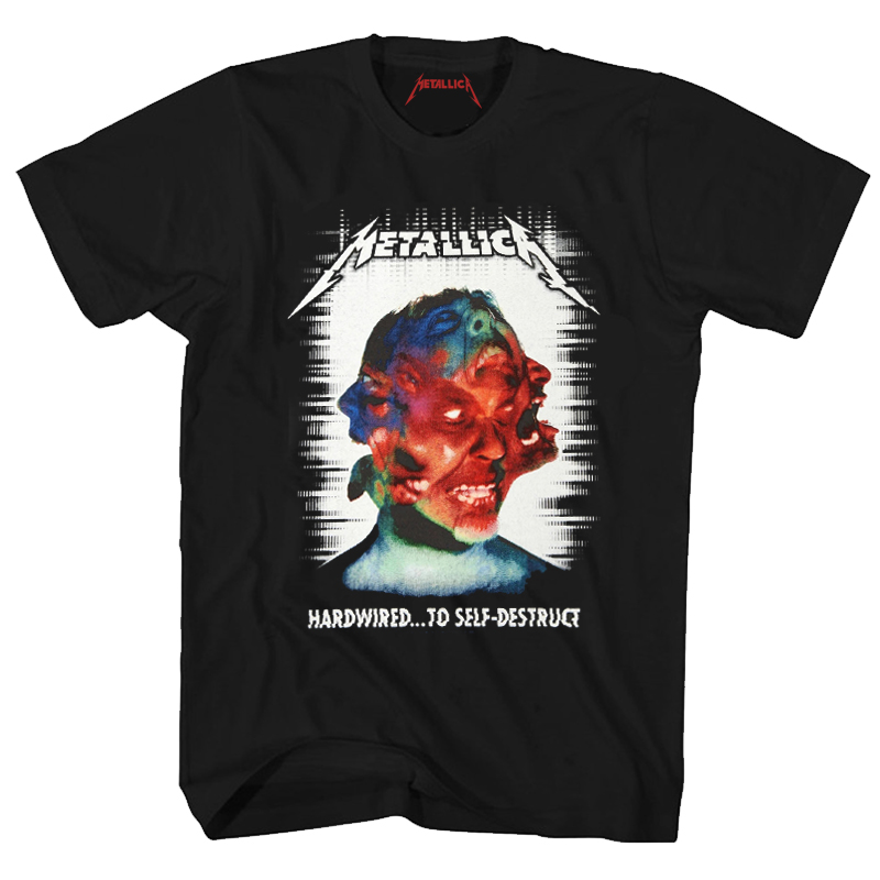 朋克摇滚纯棉专辑人物短袖T恤