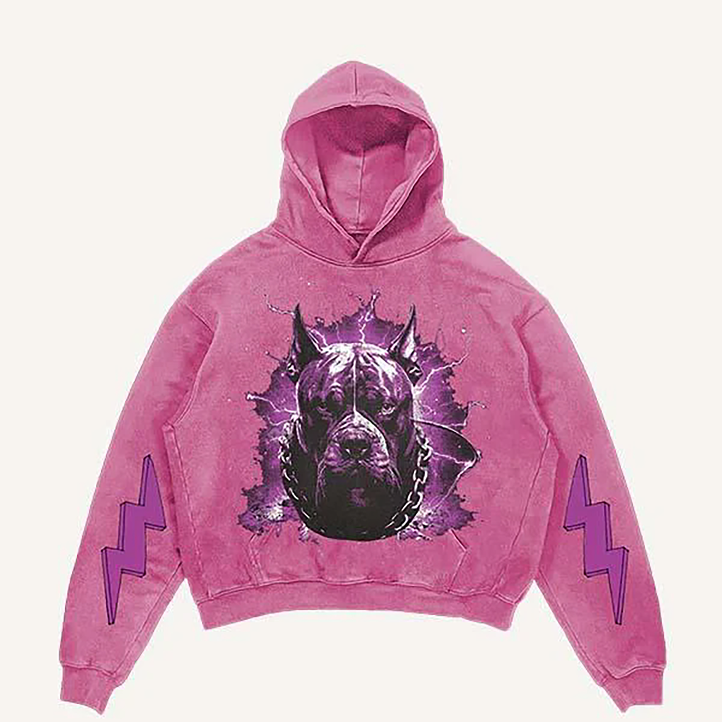 Forgotten专辑欧美乐队暗黑和平鸽潮牌复古水洗加绒加厚连帽卫衣