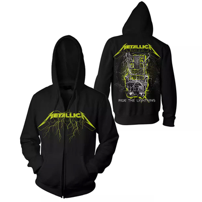 Metallica乐队摇滚连帽卫衣