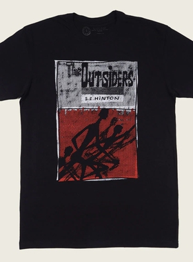 欧美风THE OUTSIDERS 局外人经典潮流男士圆领宽松休闲短袖T恤