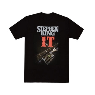 stephen king IT 文学系列美式休闲 240g纯棉男女款直喷短袖T恤