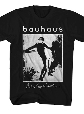 Bauhaus鲍豪斯乐队歌特摇滚的教父级乐队美式vintage男女宽松T恤