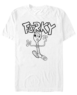 宽松短袖 卡通经典 T恤 oversize高街夏季 复古经典 FORKY勺叉 美式