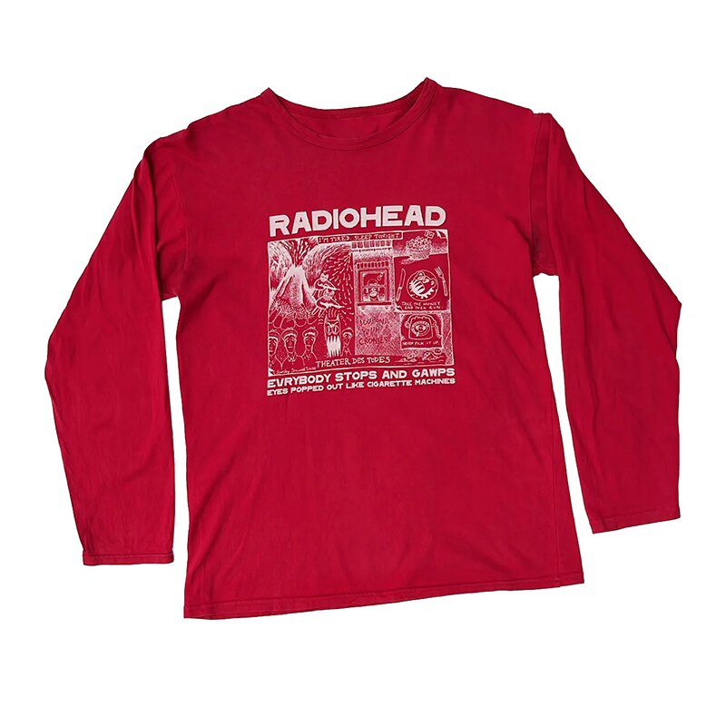 电台司令Radiohead乐队摇滚男T恤图片