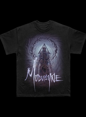 Mudvayne超铀元素乐队另类金属摇滚高街美式休闲纯棉短袖男女T恤