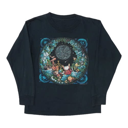 Wizard巫师十二星座美式长袖T恤