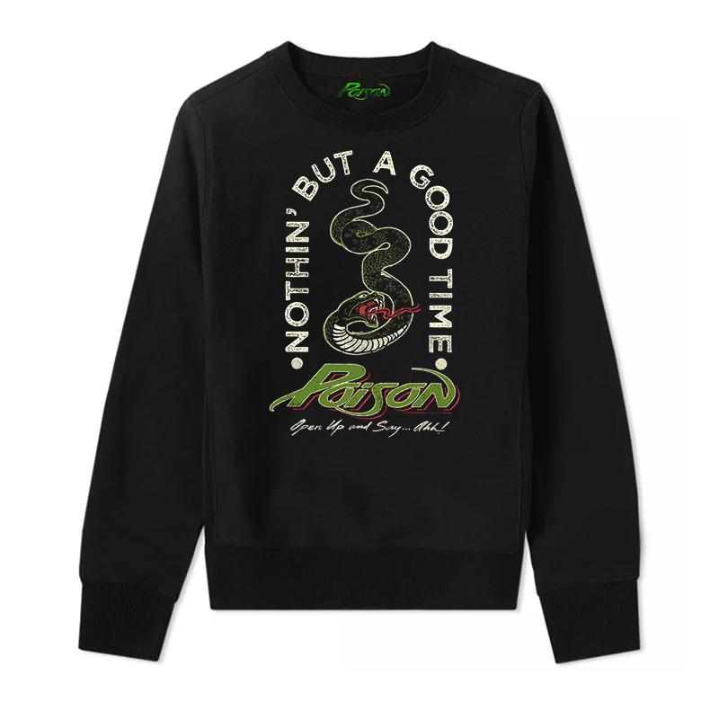 Poison摇滚美式圆领卫衣