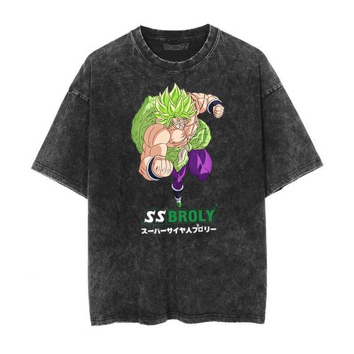 七龙珠孙悟空短袖男士蜡染T恤