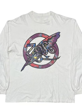 硬摇滚重金属乐队齐柏林飞船LED ZEPPELIN印花纯棉宽松长袖T恤秋