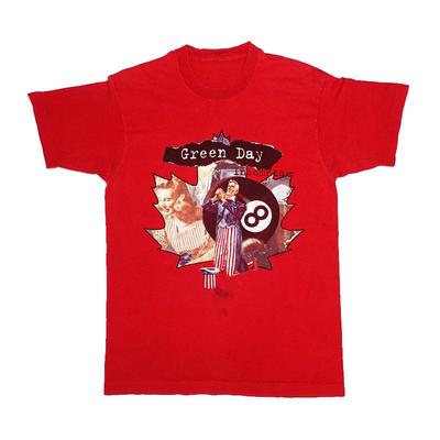 GreenDay绿日乐队摇滚男士短袖T