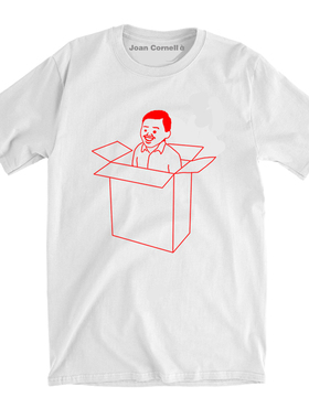 艺术家联名Joan Cornellà的黑色幽默漫画诙谐潮流男女款纯棉T恤