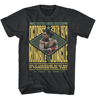 宽松短袖 复古朋克风夏季 Ali穆罕默德•阿里一代拳王美式 Muhammad