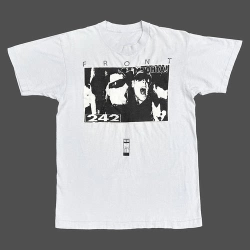FRONT242前乐队EBM电体音乐T恤