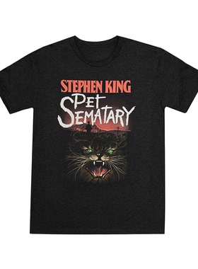宠物墓地Pet Sematary stephen king文学系列美式休闲直喷短袖T恤