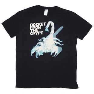 From 复古短袖 The 火箭乐队摇滚美式 男T恤 Crypt来自地穴 Rocket