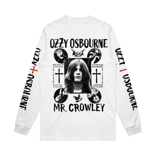 OzzyOsbourne复古纯棉长袖T恤男