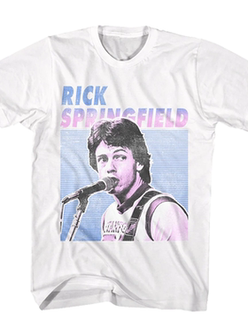 RickSpringfield摇滚歌手男T恤