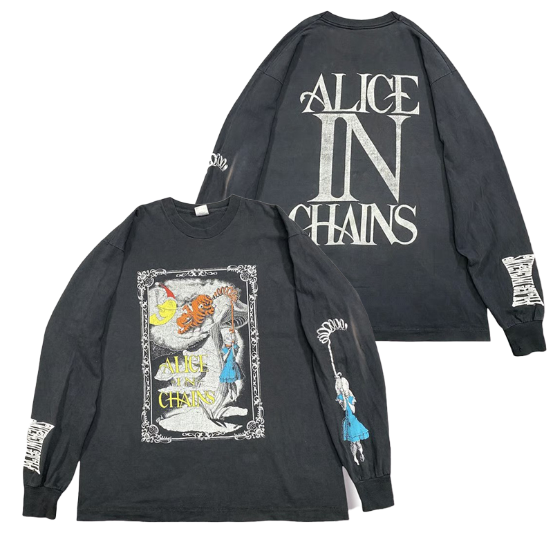 AliceinChains长袖T恤男女同款