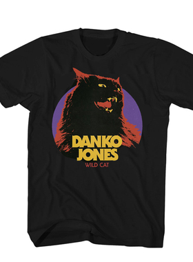 加拿大摇滚乐队Danko Jones Wild Cat Cover 野猫封面男款朋克T恤