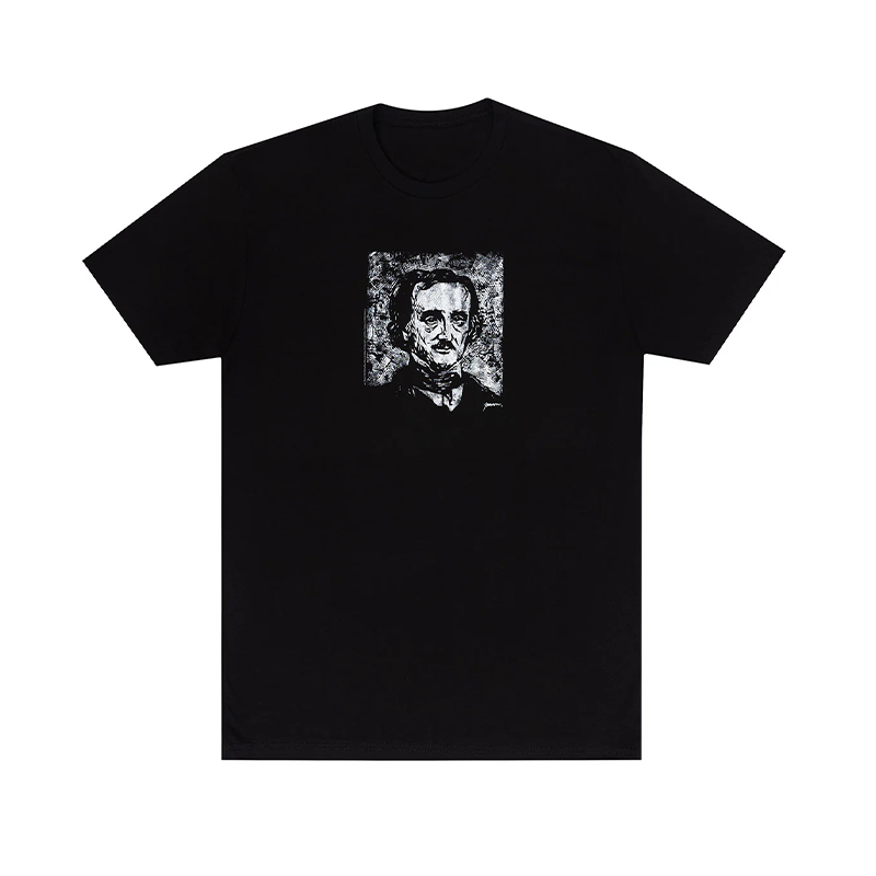 爱伦·坡诗集文学系列短袖T恤