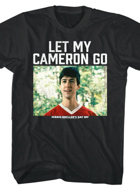 1986春天不是读书天Ferris Bueller's Day Off T-Shirt电影T恤