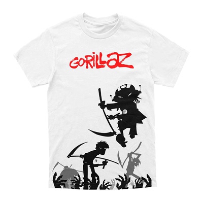 虚拟乐队Gorillaz街头顽童T恤男