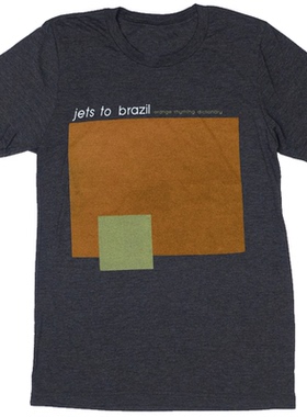 喷气机队到巴西-橙色押韵词典2017 oversize高街vintage短袖T恤