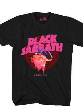 Black Sabbath黑色安息日摇滚乐队重金属纯棉男士短袖T恤夏季朋克