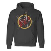 SLAYER乐队重金属摇滚朋克暗黑风欧美宽松直喷秋冬男士 连帽卫衣