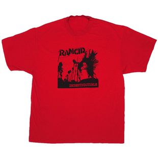 英国Punk音乐在80年代RANCID恶臭合唱团不可摧2003高街vintageT恤