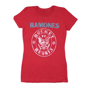 The Ramones雷蒙斯美国传奇朋克乐队摇滚音乐纯棉宽松直喷短袖T恤