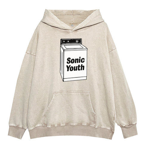 sonicyouth乐队欧美风连帽卫衣