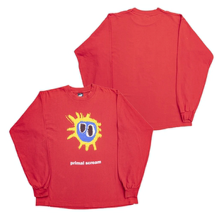 T恤秋 潮牌乐队摇滚朋克男女纯棉长袖 Primal Scream原始尖叫美式