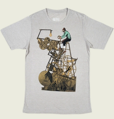 THINKINGMACHINE短袖美式复古T恤